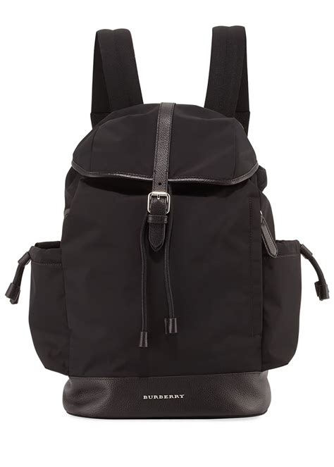 burberry watson flap-top diaper bag backpack black|Burberry Watson Flap.